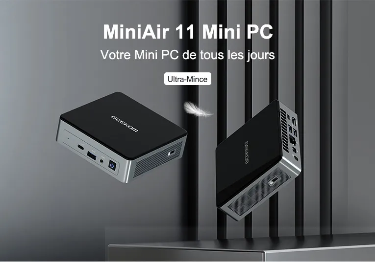 GEEKOM MiniAir 11 Mini PC N5095 Ultra-Mince